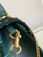 V-SLING 3D Embroidered Sequin Bag | 9866 MTX