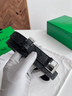 2.5 Women’s Handwoven Intreccio Leather Belt — New 2025