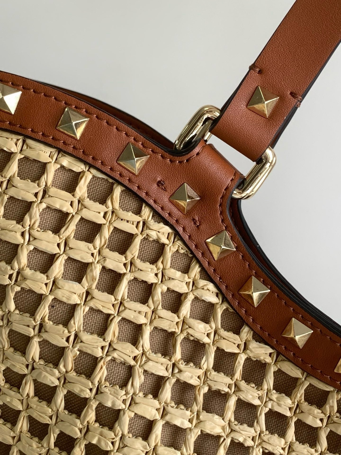 Raffia Woven Tote Bag