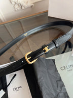 Vivienne Taurillon Belt | 18mm