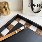 Anagram Buckle Leather Belt