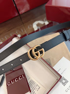 Premium Leather Belt – Signature Buckle Edition