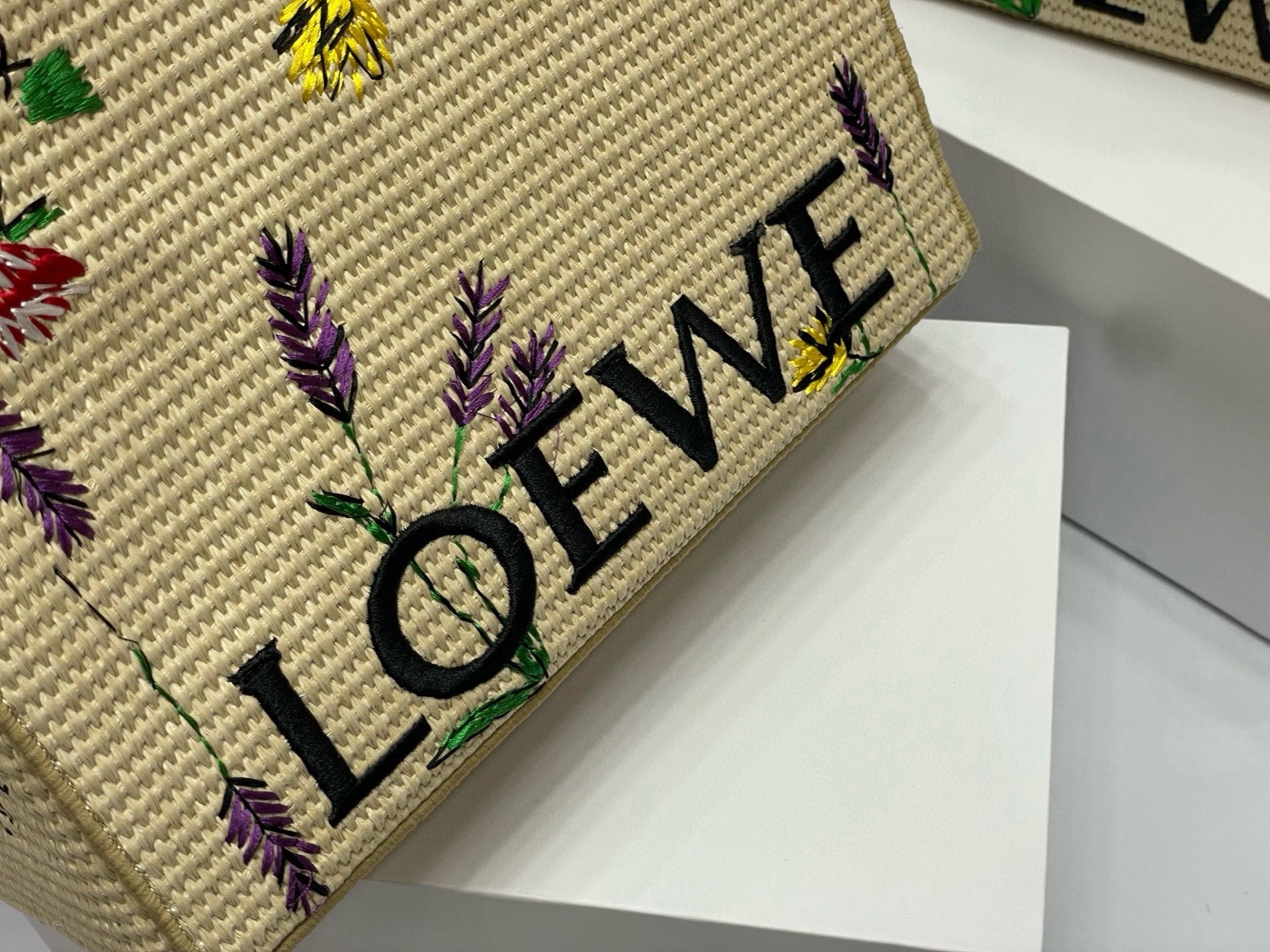 Summer Woven Tote Bag