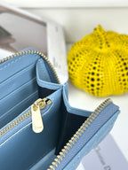 D Bow Logo Card Holder | S2867/ S2866| Lambskin |
