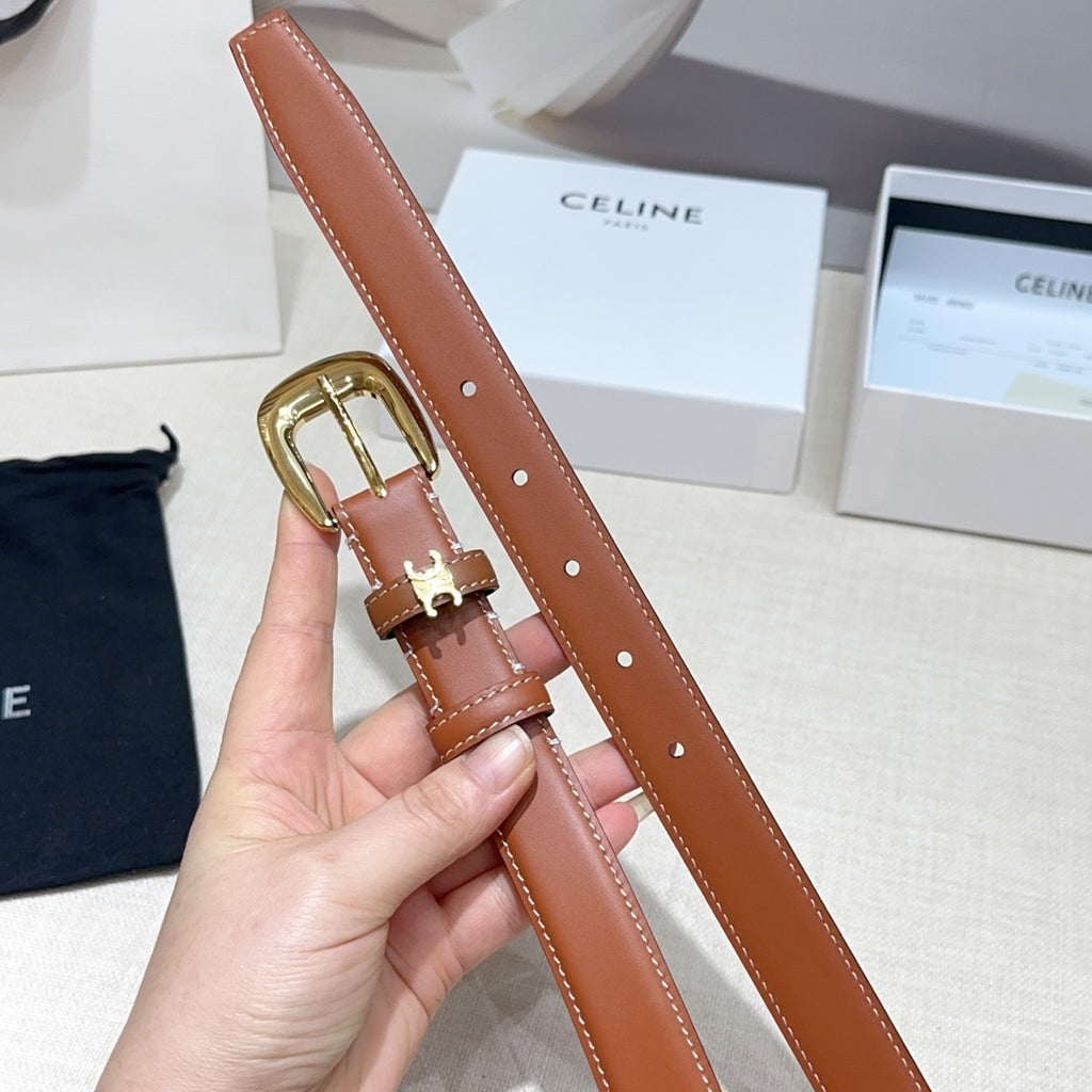 Double-Sided Leather Belt | 2.5cm