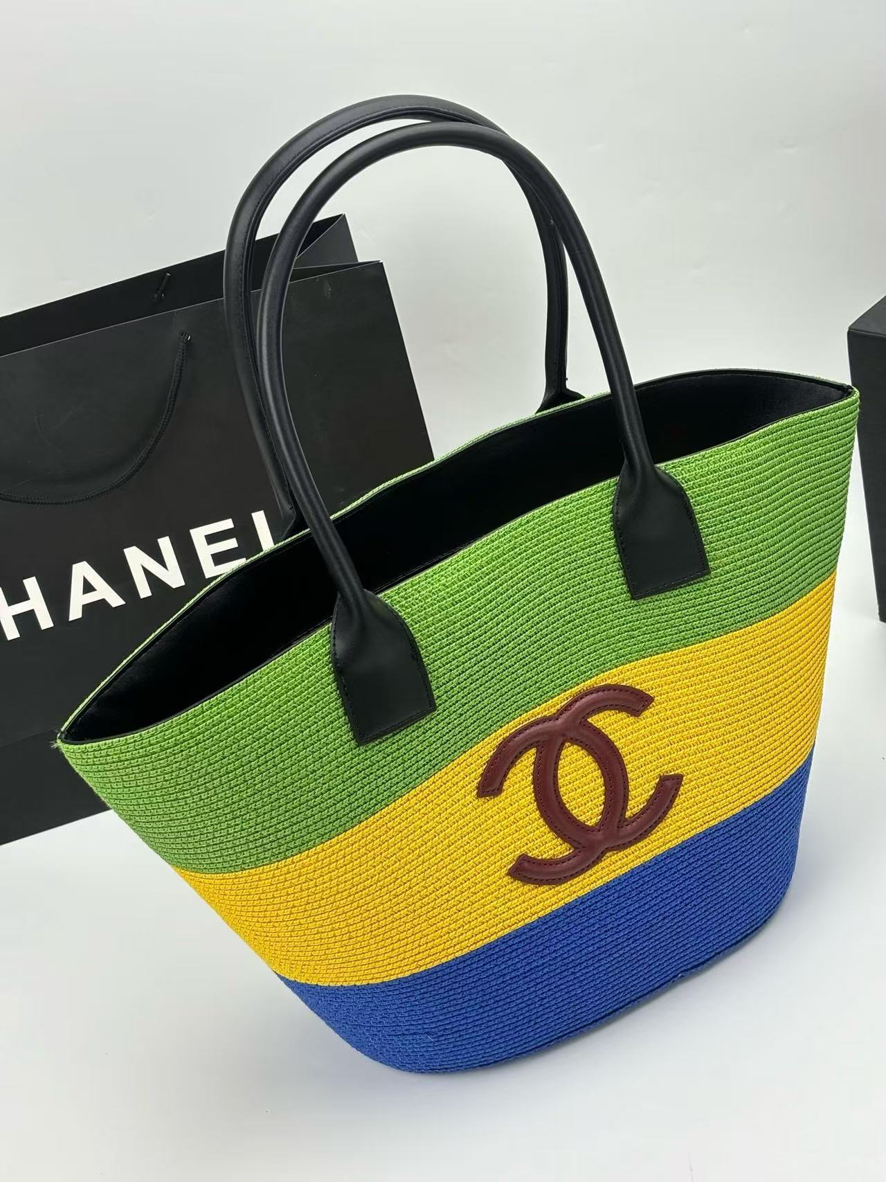 🌊 Beach Woven Tote Bag ✨