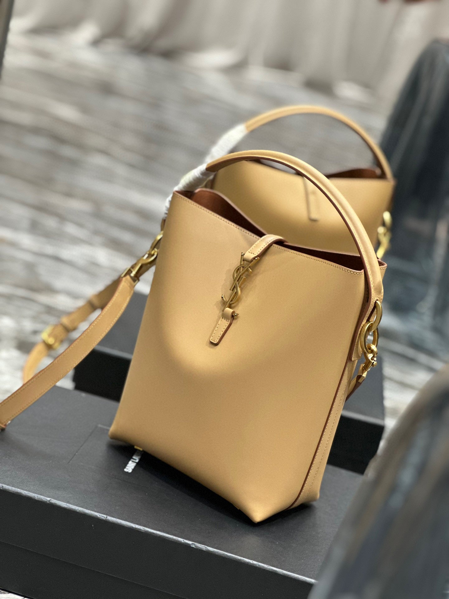Y Bucket Bag in Original Italian Calfskin