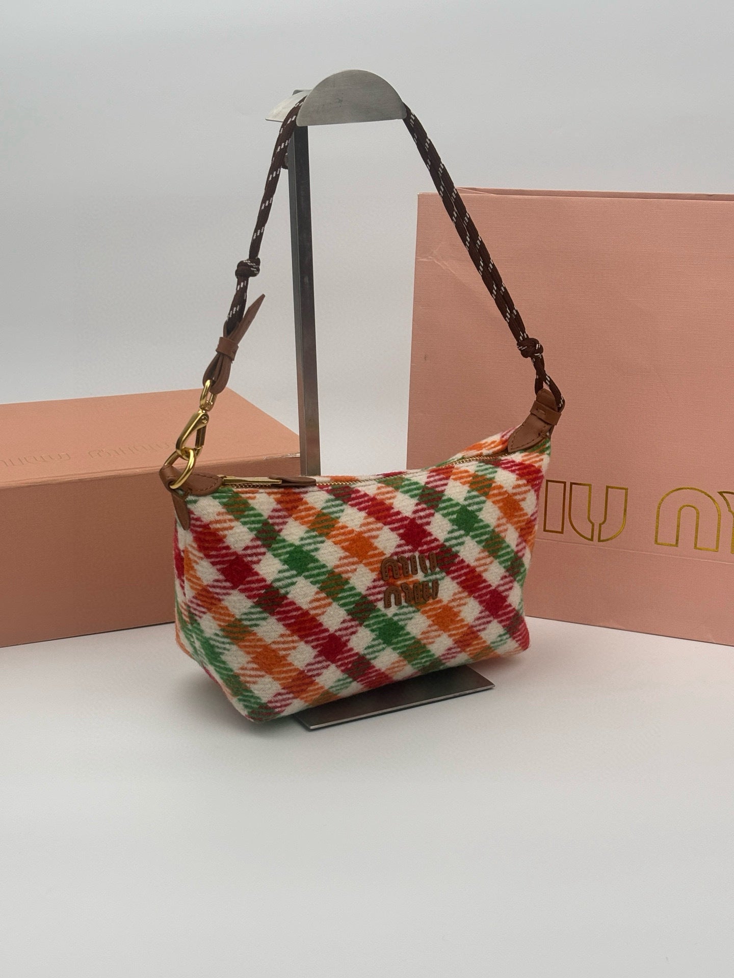 Plaid Mini Lunch Box Bag – Autumn/Winter Limited Edition