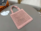 Handwoven Raffia &  Calfskin Tote (Premium Quality)