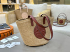 Woven Straw Bucket Bag  (Premium Quality)