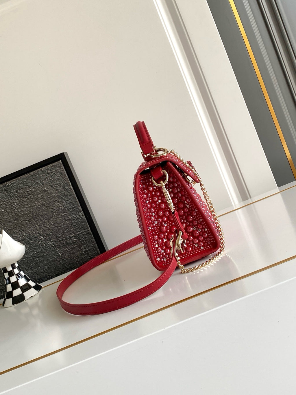 V-SLING Mini Crystal Bag | 9956 MTX