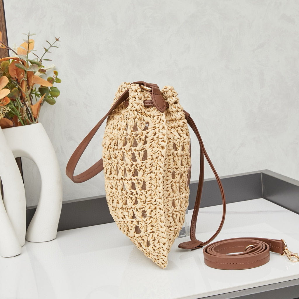M. M Woven Bucket Bag