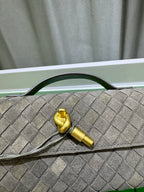 Frosted Leather Evening Handbag