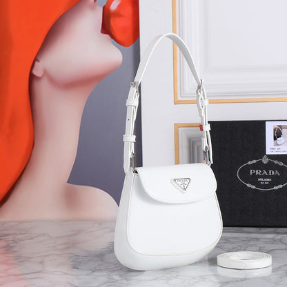 Pr*da Cl*eo Mini Bag in Brushed Leather - Your Modern Elegance Essential!