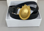 Médaillon Oval Buckle Belt — 25 mm
