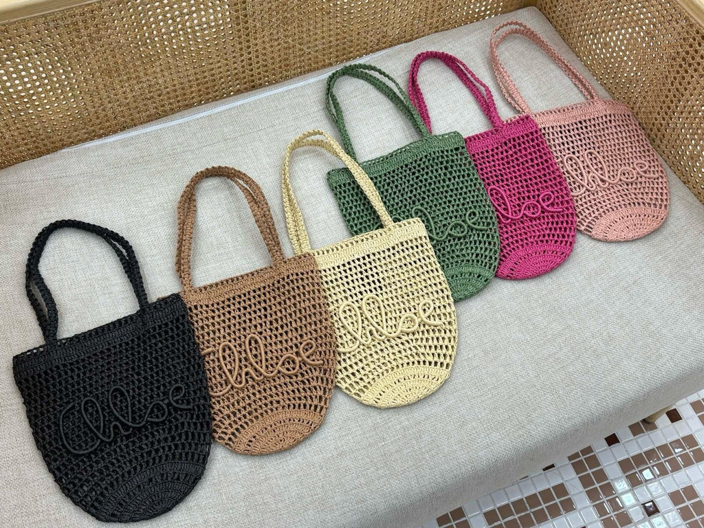 Handcrafted Raffia & Leather Tote  (Premium Quality)