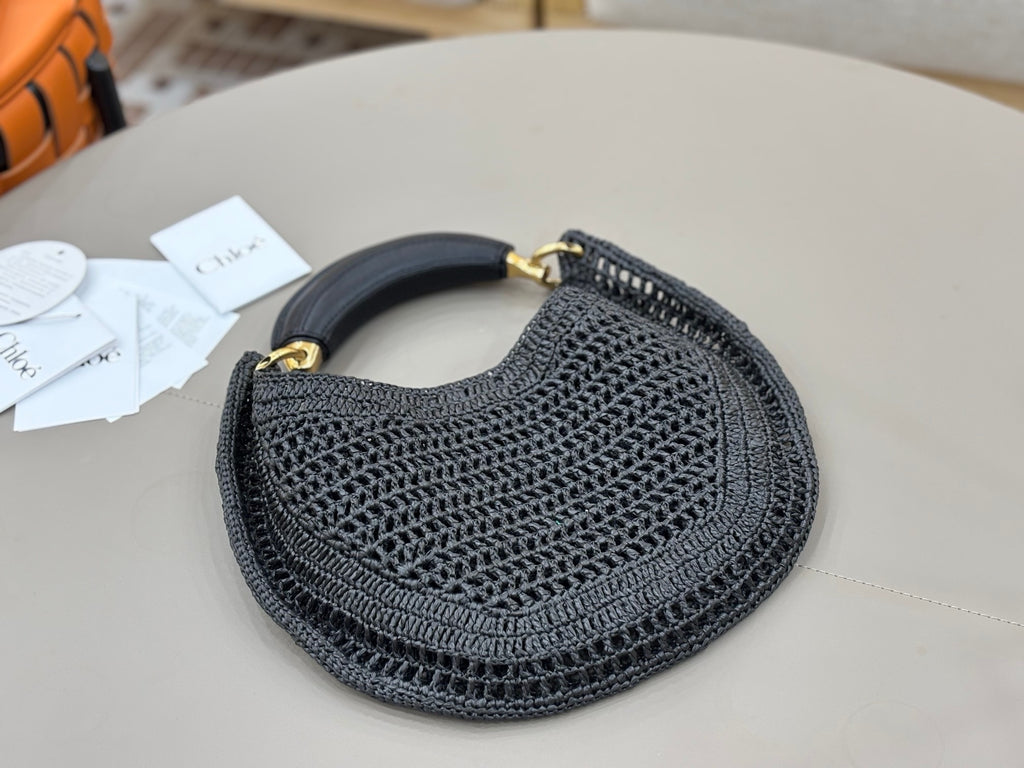 Summer Banana Woven Shoulder Bag  (Premium Quality)