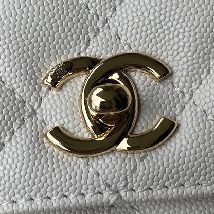Mini Top Handle Flap Bag (𝑐𝑜𝑐𝑜 ℎ𝑎𝑛𝑑𝑙𝑒)