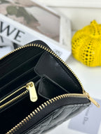 D Bow Logo Card Holder | S2867/ S2866| Lambskin |
