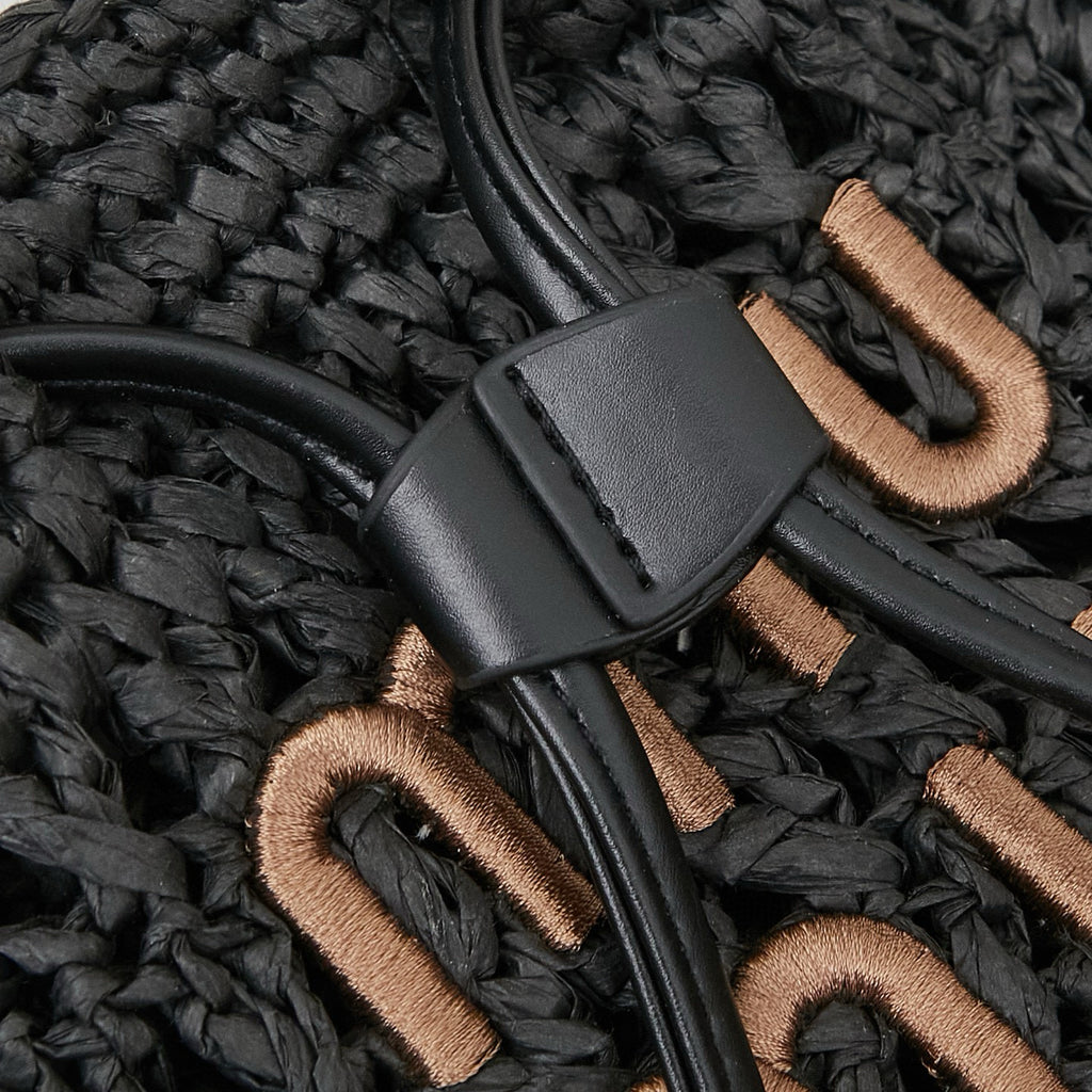 M. M Woven Bucket Bag