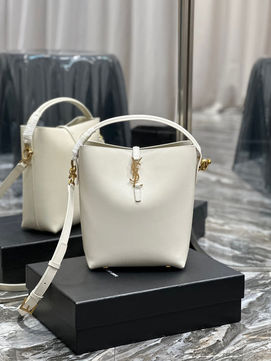 Y*S*L Bucket Bag in Original Italian Calfskin