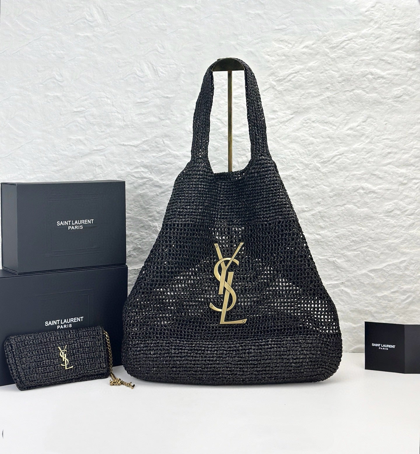 ICARE Natural Raffia Large Handwoven Tote Bag (High quality )