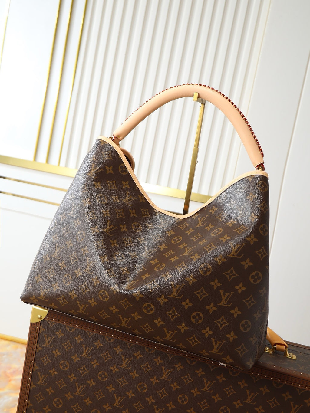 Classic Pattern Canvas Shoulder Bag (Premium Quality)