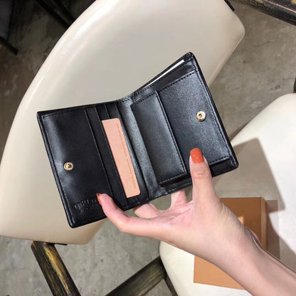 M*u**M*u Black Pink Wallet