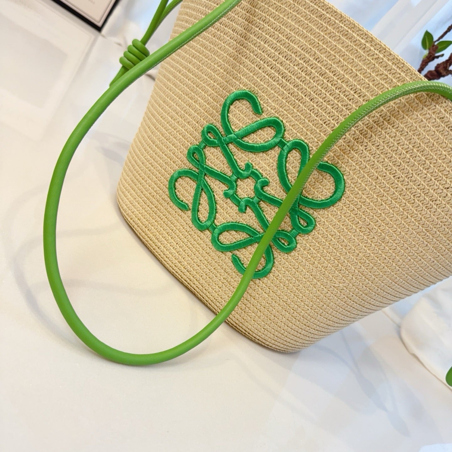 Embroidered Woven Straw Tote Bag – Versatile & Spacious