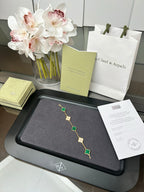 Laser-Engraved Five-Flower Bracelet (Premium quality)