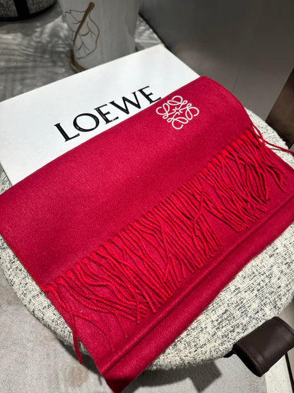 L*oe*w*e Double-Sided Cashmere Shawl