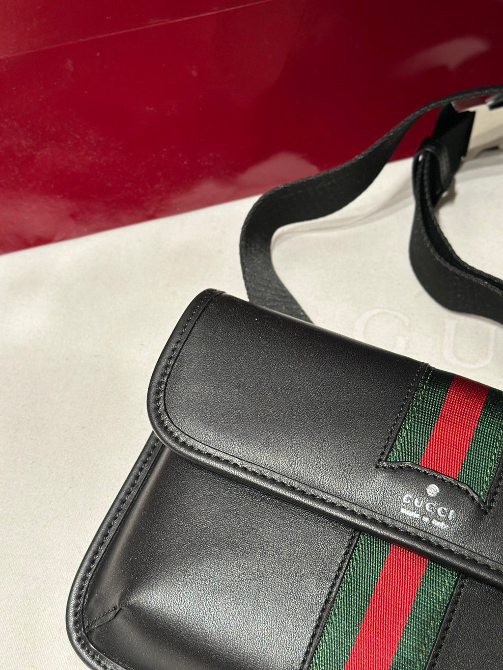 Leather Flap Bag | 867032 | Premium Quality