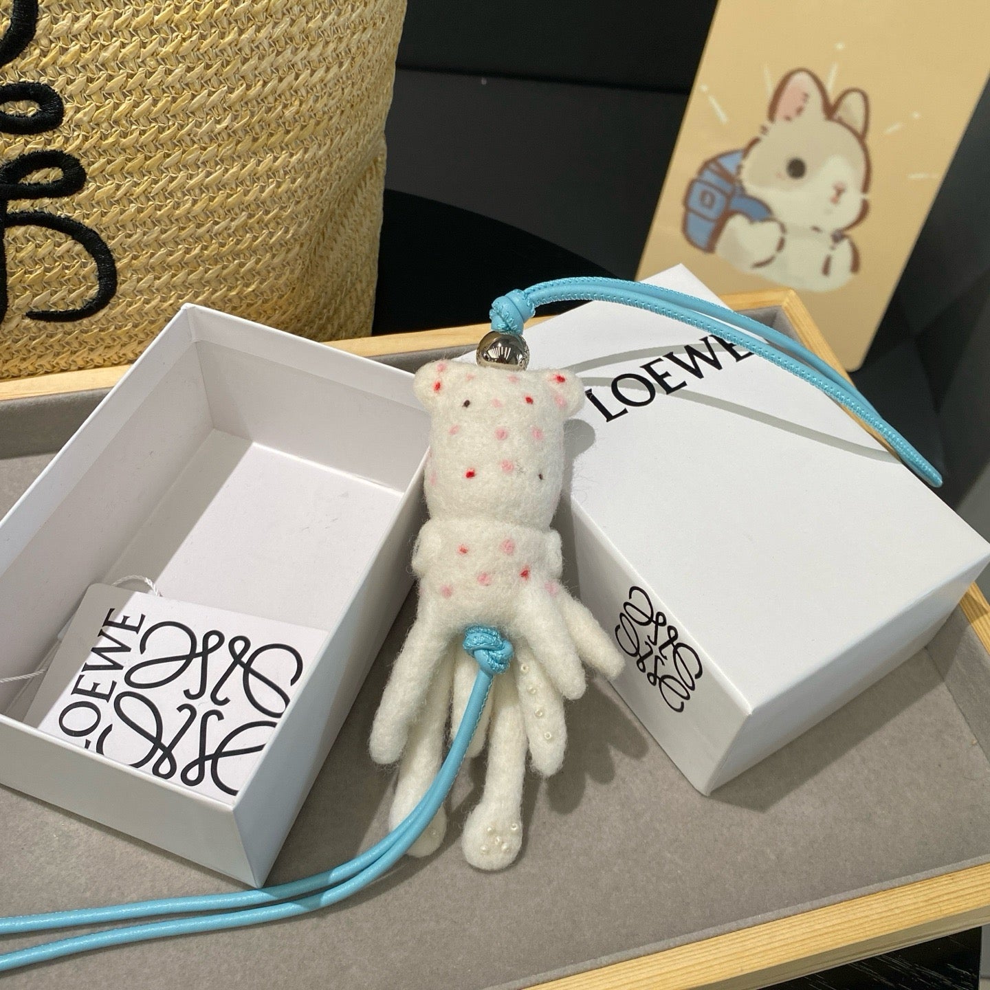 New Arrival – Felt & Leather Squid Charm