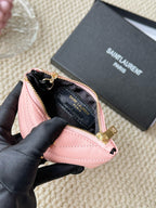 Luxury Quilted Key Pouch