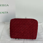 Soft Suede Parachute-Style Woven Bag