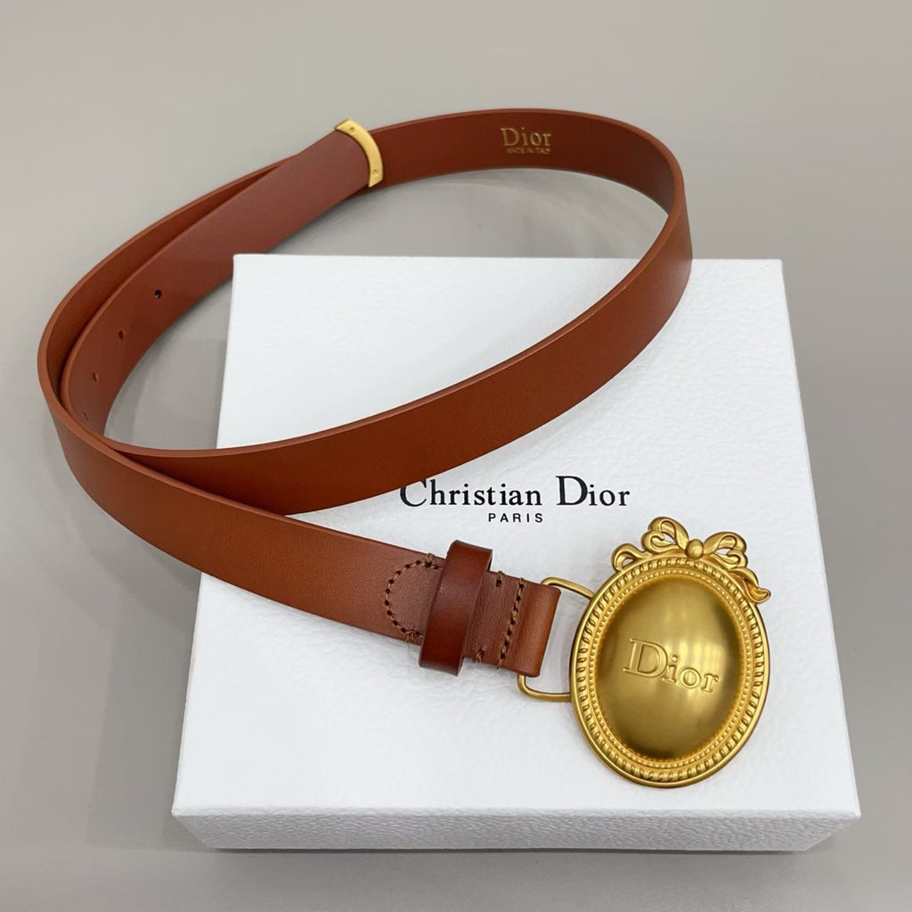 Médaillon Oval Buckle Belt — 25 mm