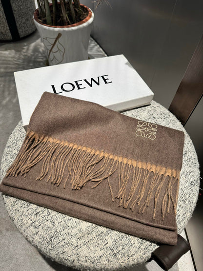 L*oe*w*e Double-Sided Cashmere Shawl