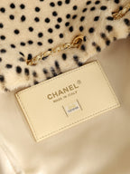 Spotted leopard plush Hobo bag (Premium quality )