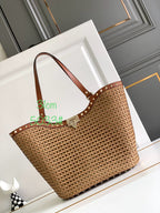 Raffia Woven Tote Bag