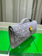 Frosted Leather Evening Handbag