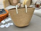 Woven Straw Bucket Bag  (Premium Quality)