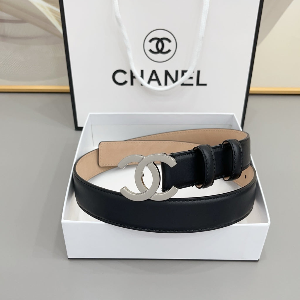 Logo Reversible Belt | 3cm | Calfskin Leather