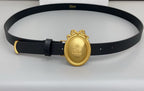 Médaillon Oval Buckle Belt — 25 mm