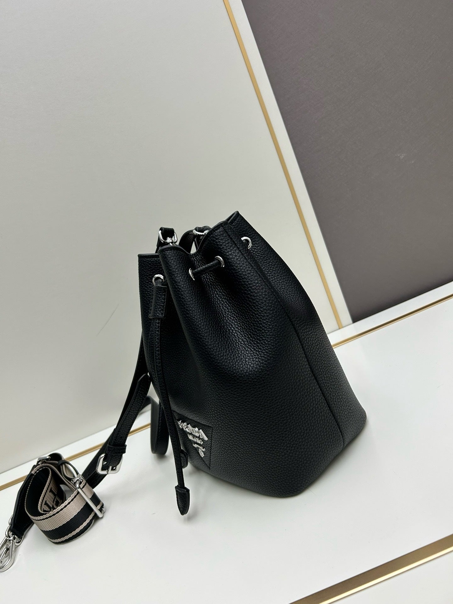 Dual Strap Bucket Bag