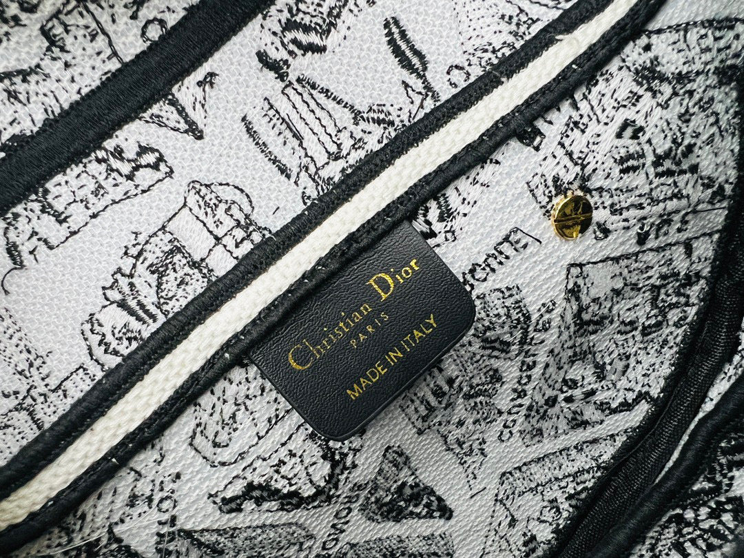 D!or Saddle Bag - Embroidered (Top quality)