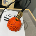 Beaded Leather Goldfish Charm 🐟