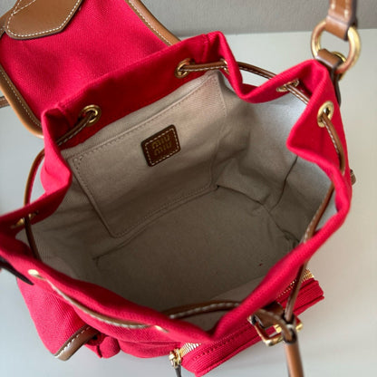 Premium Canvas &  Calfskin College-Style Backpack – JKS