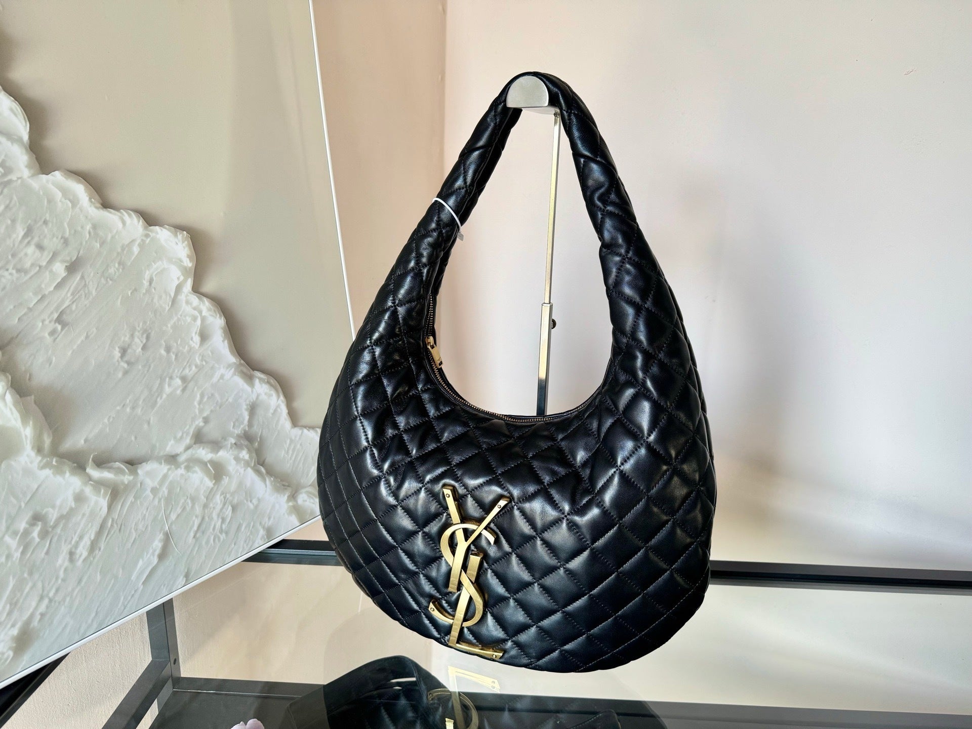 ICARE Baby Nappa Leather Shoulder Bag