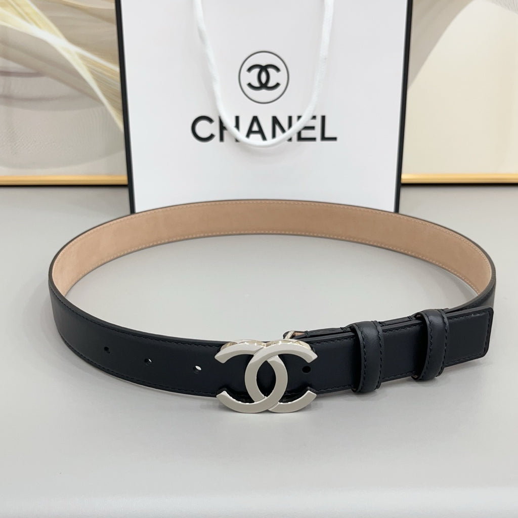 Logo Reversible Belt | 3cm | Calfskin Leather