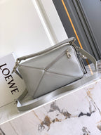 Premium Lambskin Geometric Puzzle Bag [Premium Quality]